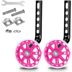 Wresetly Bike Training Wheels for Kids Bike, Adjustable Stabilizer Suitable for 12