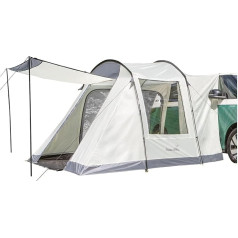 Skandika Camper Tramp Bus Awning | Freestanding with Sleeping Cabin for 2-4 People, Standing Height 2.1 m, Sun Canopy, 3000 mm Hydrostatic Head | Tent for Car, Bus, Van, Minivan, Bulli