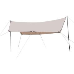 SYLGXH Sonnenschirm Camping-Überdachung Im Freien, Ultragroßes Vordach, Ultraleichter, Regensicherer Sonnenschutz, Outdoor-Camping-Strandzelt-Markise Sonnenschutzdach(B)
