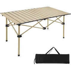 JOYART Camping Table Folding Camping Folding Table Portable Aluminium with Carry Bag for Picnic Cooking Garden Hiking Travel