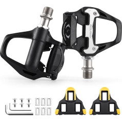 BOLANY Road Bike Pedals, SPD-SL Pedals Bicycle Click Pedals Sealed Bearings Nylon Lightweight Pedals Compatible with Shimano SPD-SL Cleats for Outdoor and Indoor Cycling (9/16 Inch)