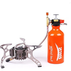 BRS-8 Multipurpose Outdoor Stove Portable Kerosene Stove Burner Outdoor Camping Picnic Cooking Foldable Gas Stove (BRS-8), Brs-8