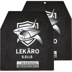 Weight Vest Plates 5.51/8.81/15.43/9.5kg Pair for Weight Vest, Strength Training, Heavy Workout, Fitness, Running (4kg)