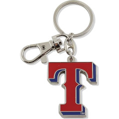 aminco MLB Texas Rangers Team Logo Heavy Weight Keyring