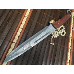 Perkin Knives Custom Handmade Damask Hunting Knife