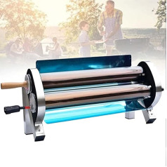 YILEFU Outdoor Solar Camping Grill, Solar Cooker, Solar Barbecue, Solar Cooker, Solar Oven, Sun Stove, Cooking in the Sun, for Outdoor Cooking, Camping or Hiking, Light + Electricity