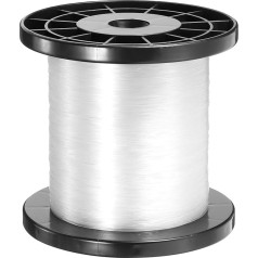 PATIKIL 3280FT/1094Yard Monofilament Fishing Line 23kg/51lb Abrasion Resistant Mono Nylon Line Fishing Line for Freshwater Saltwater Clear