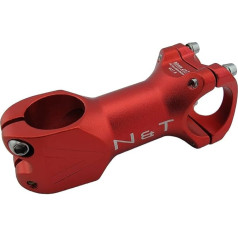 Noah and Theo NT ST D318 Heart-Shaped Red Bike Stem 80 mm 28.6 mm or 1 1/8-Inch To 31.8 mm for Road or MTB Handlebars