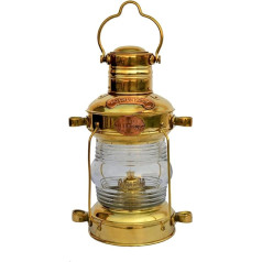 Antike Vintage-Öllampe zum Aufhängen, Schiff, Kraftstofflaterne, nautische Marine, Messing, Öllampe, Laterne, Sammlerstück, Zuhause, dekorative Beleuchtung, Lampe, Weihnachten