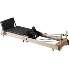 JKELPV Bauch-Übungsbrett Pilates Reformer Machine Pilates Bett Fitness Ausrüstung Yoga Studio Home Home körperliche Bewegung faltbar faltbar Reformer für Pilates