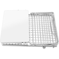 Klappbarer Lagerfeuer-Grill, Edelstahl, Lagerfeuer, Kochgestell, Grill, Herdständer für Outdoor-Camping, Wandern, einfach zu bedienen, tragbar, Camping-Grillrost