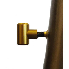 LONDON CRAFTWORK BROMPTON ALUMINIUM GOLD BIKE PART HANDLE