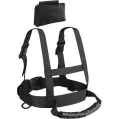 BCOATH Skigurt Eislaufgeschirr Ski-lehrgürtel Anti-Fall-traktionsgurt Schnee-ski-Riemen Ausgleichsgurt Skiunterricht Skizubehör Kinder-skategurt Snowboardgeschirr Ski-lehrgurt Black Nylon