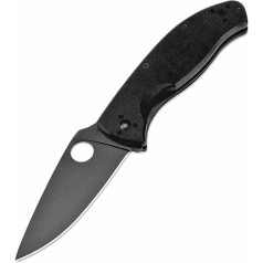 Joa Small handy tool steel knife sharp non-slip black survival portable camping outdoor knife edc hunting knife metal pocket knife foldable folding knife flipper Tanto G10 one-handed knife