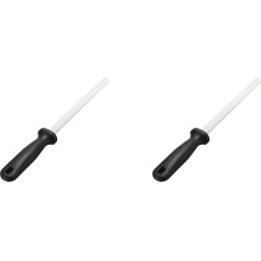 Ronlok 2 x 13 Ceramic Corundum Pencil Sharpener Rod Stick Bar for Blade Sharpeners Kitchen Tool