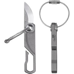 KeyUnity Titan Mini Folding Knife, Pinball Pocket Knife, Small EDC Utility Knife for Outdoor Hunting, Camping, Fishing Daily Use (KK00)