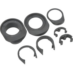 HERCHR Bicycle Handlebar Spacer Set, 7pcs/Set Bicycle Handlebar Spacer Stem Washer Accessories For Road Bike Mountain Bike