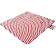 JNJOOD Picknick Outdoor wasserdichte Decke Strandmatte Sandfrei Faltbare Tragbare Campingmatte Parkdecke + Tragegurt 1 Stück