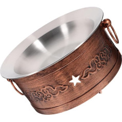 PHENOFICE 1 Satz Outdoor-Camping-Suppentopf Outdoor Kochtopf Non Stick pan simmertöpfe Skillet Camping-Essenstopf praktischer Kochtopf dekorativer Kochtopf Haushaltsgeschirr Rostfreier Stahl