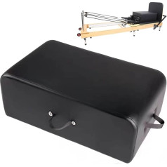 Wooden Pilates Box for Pilates Reformer, Reformer Accessories for Exercises that Extend the Range of Motion, Pilates Reformer Seat Box