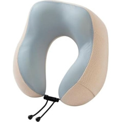 Soft Pillow, U-shaped Neck Pillow, Airplane Travel Pillow, Portable Headrest, Neck Pillow for Long Distance Flights, Suitable for Airplane Seats, Cars, Home Office, Sleeping and Rest Pillow (Yellow)
