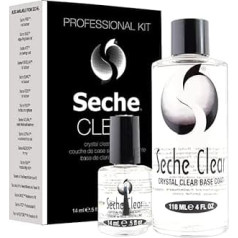 Seche Clear BEST Nail Base Coat Professional Kit for Home Manicure