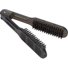 Hair Straightener Brush with Feathers, Soft Bristles, Hair Straightening Brush, Heat-Resistant, Heat Resistant Material, Hair Straightening Brush, Hair Styling Brush, Anti-Static