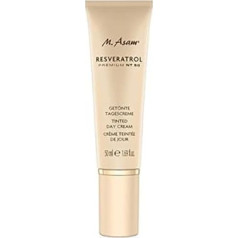 M. Asam Resveratrol Premium NT50 Tinted Day Cream (50 ml) - Immediately Conceals Pores, Unevenness & Wrinkles with Medium Coverage, BB Cream, Vegan