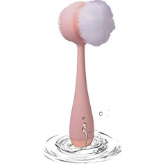 PMD Clean Body - Smart Body Cleaning Device with Silicone Brush & Three Interchangeable Attachments - Waterproof - SonicGlow Vibration - Cleanse, Exfoliate & Massage Body - Blush