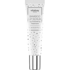 Vitabay Bamboo Lip Scrub 15 ml • Lip Exfoliating Treatment • Lip Scrub with Bamboo Exfoliating Bodies