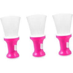 FOMIYES 3 Stk Nackenbürste Friseurpulver Haarbürste Für Dickes Haar Friseurbürste Für Überblendungen Friseur-staubwedel Haarbürste Aus Holz Reinigungsbürste Kind Weicher Pinsel Gewidmet
