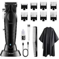 KEMEI Hair Clippers for Men Professional Cordless Electric Barber Clippers Rechargeable Precision Hair Clipper