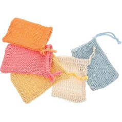 minkissy 5st Blase Tasche Multifunktionaler Seifenbeutel Reiseseifenhülsen Beutel Für Feste Shampoos Seifenbeutel Für Die Dusche Praktischer Seifenbeutel Bettwäsche Aus Baumwolle