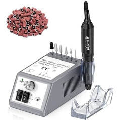 Nail Cutter Foot Care Tool Set, Manicure Electric Nail File grey