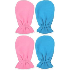 TOVINANNA 2 Pairs Moisturising Gloves Paraffin Wax Bath Gloves Moisturising Hand Mittens Spa Gloves Soft Mittens Moisturising