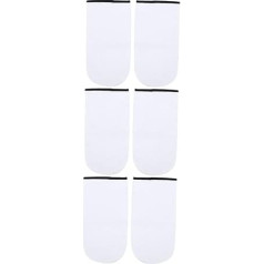 Housoutil 6 Pairs Gel Gloves Made of Paraffin Wax Gloves Moisturising Gloves Overnight Skin Care Gloves Hand Treatment Gloves Hand Wax White Keep Warm
