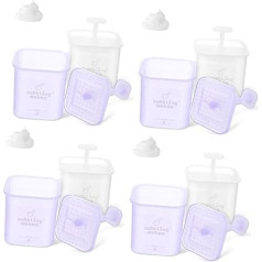 8 Stk Schaumbecher foam cleaner schaumreiniger foaming cleaner cleansing foam schäumendes Gesichtswasser Gesichtsreiniger Schäumwerkzeuge Gesichtsreinigungsschaumhersteller Plastik minkissy