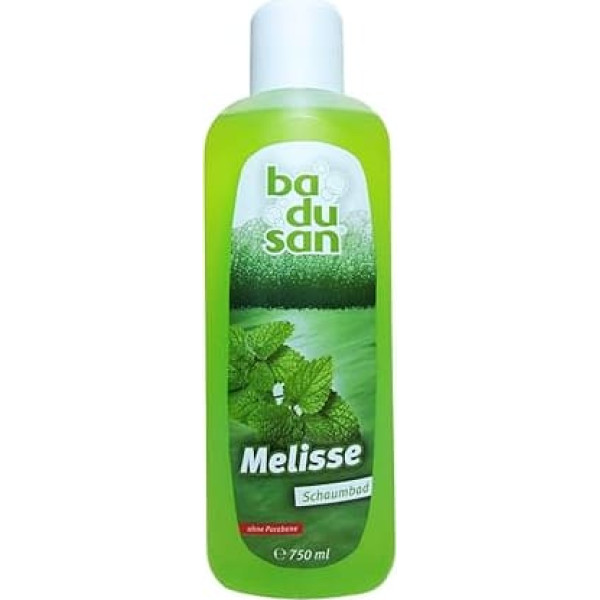 Badusan Bubble Bath Melissa 6 x 750 ml Bath Additive Care Bath Pack of 6