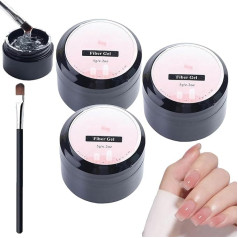 Nail Repair Protection Gel, Nail Repair Kit for Split Natural Nail, Nail Protection Gel Broken Nail Repair Kit for Natural Nails (3 Sets)