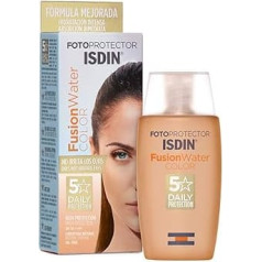 Fotoprotector ISDIN Fusion Water Color SPF 50 Tinted Daily Face Sunscreen Ultra Light Texture 50ml