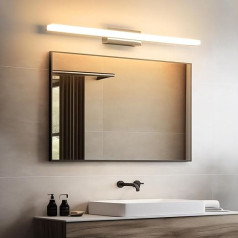 SUZNIU 60 cm LED Bathroom Mirror Light, IP44 Bathroom Light, Wall Light, Mirror Lamp, Bathroom Lamp, Wall Light, 220 V, Warm White 3000 K