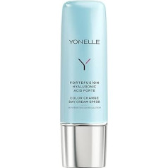 YONELLE Fortefusion Women's Colour Change Face Cream with Hyaluronic Acid Forte - Tinted Day Cream SPF30 - Spectacular Moisturising Cream Face Women - Day Cream Face for All Skin Types 50 ml