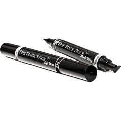 Winged eyeliner stamp, the flick stick by Lovoir, black, waterproof make up, smudge-proof, long lasting liquid eye liner pen, vamp style wing, 2 wing liner pens in a pack