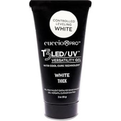 Cuccio T3 LED UV Controlled High Viscous Gel White Tube 30g