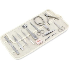Foot Care Instruments Set 21 Pieces Including Nail Clippers, Foot Care Instruments, Tweezers