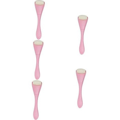 minkissy 5 Pieces Oil Removal Roller Walking Aid Face Tool Oil Absorbing Massager Oil Eraser Stick Face Massager Stone Women Oil Absorbing Stick Grease Pink Miss