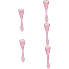 Healeved 5St Ölentfernungsrolle Gesichtsmassagegerät tragbare massageliegen Werkzeug Ölabsorbierende Kugel aus Vulkangestein -Roller Doppelkopf Wetzstein Massagestein Scrollrad Rosa