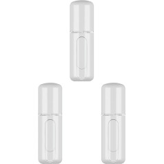Amosfun Pack of 3 Handheld Nano Sprayer Moisturising Mini Face Spray Device Mini Face Spray Instruments Nano Sprayer Spray Mop Mist Sprayer Steamer White