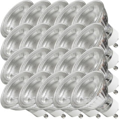 Rolux GU10 LED Light Bulb 230 V MCOB Lamp 20 x 7 W Reflector 550 lm Neutral White 4000 K