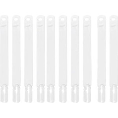 Beavorty Pack of 250 Nail Art Tips, Colour Pattern, Gel Colour Display, Display Pens for Nail Polish, Display Boards for Nail Polish, Nail Punching Plate, White Transparent Stick, Nail Polish Glue